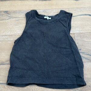 Z-supply a-line tank. Washed black. EUC sz Sm